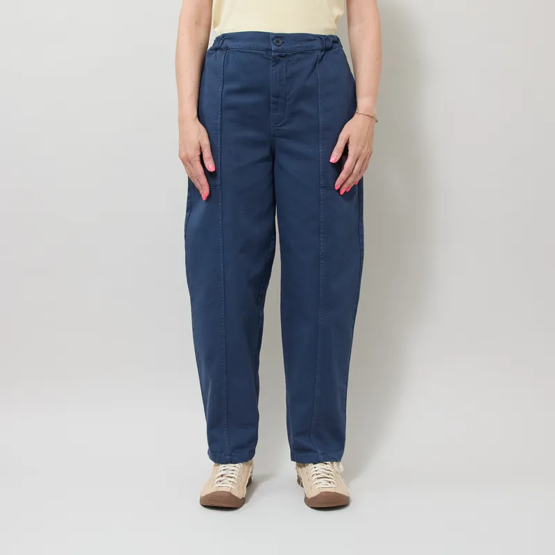 Bobo Choses Womens Twill Cocoon Pants Blue-1