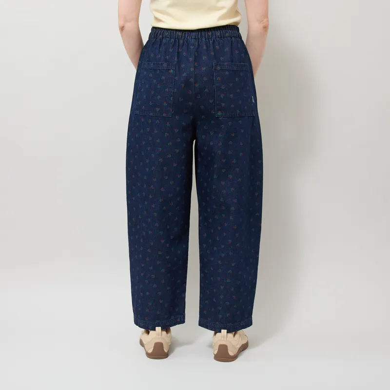Bobo Choses Womens Swamp Whirl Denim Pants Blue-2