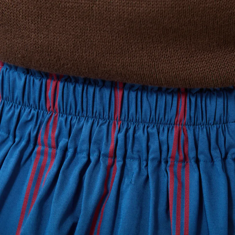 Bobo Choses Womens Triple Stripes All Over Evase Skirt Blue-4