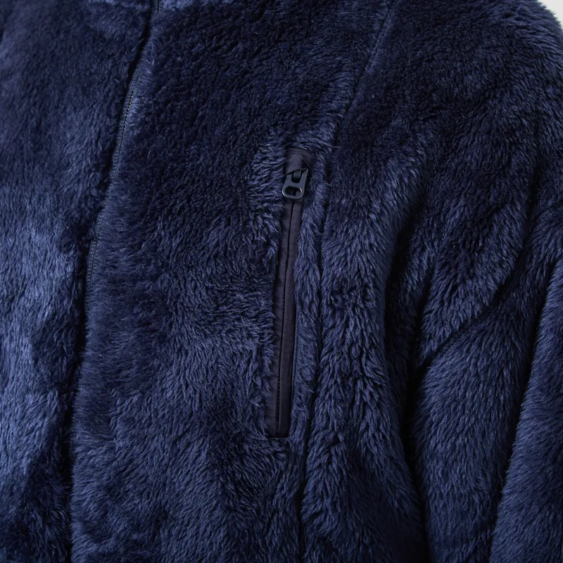 Bobo Choses Womens Reversible Nylon Cozy Sherpa Jacket Dark Brown-9