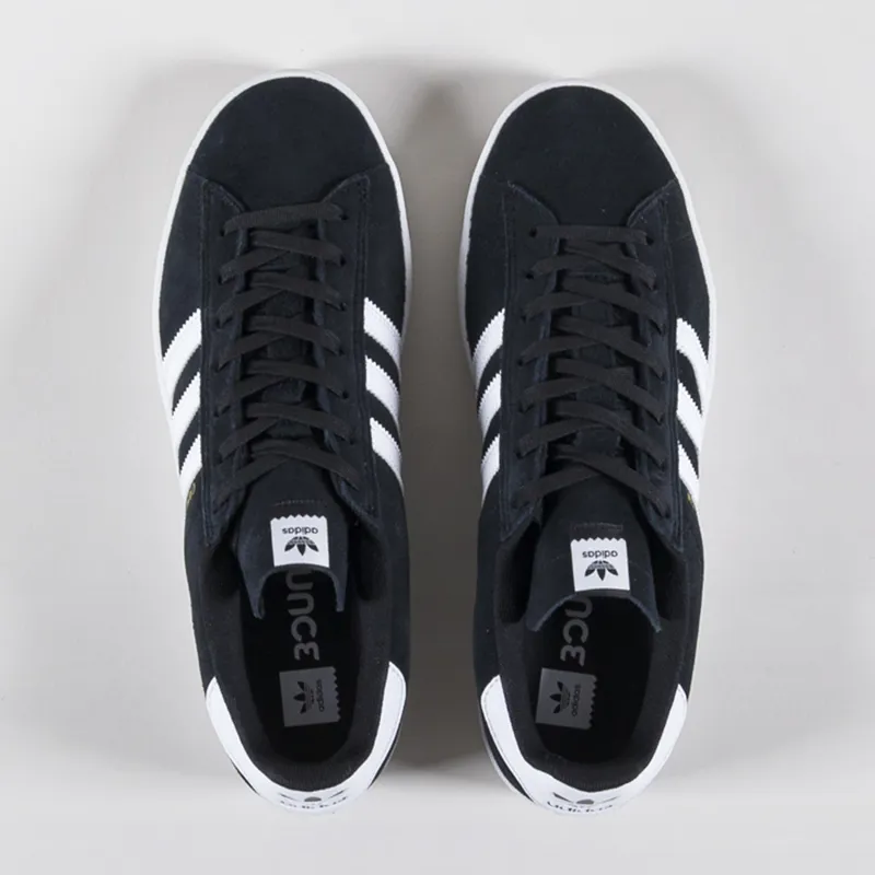 Adidas Skateboarding Campus ADV Shoes Black White-4
