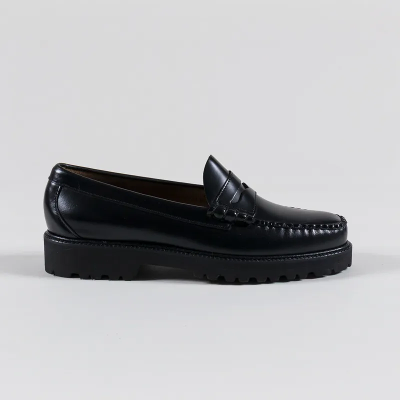 GH Bass Weejuns 90s Larson Penny Loafer Black Leather-2