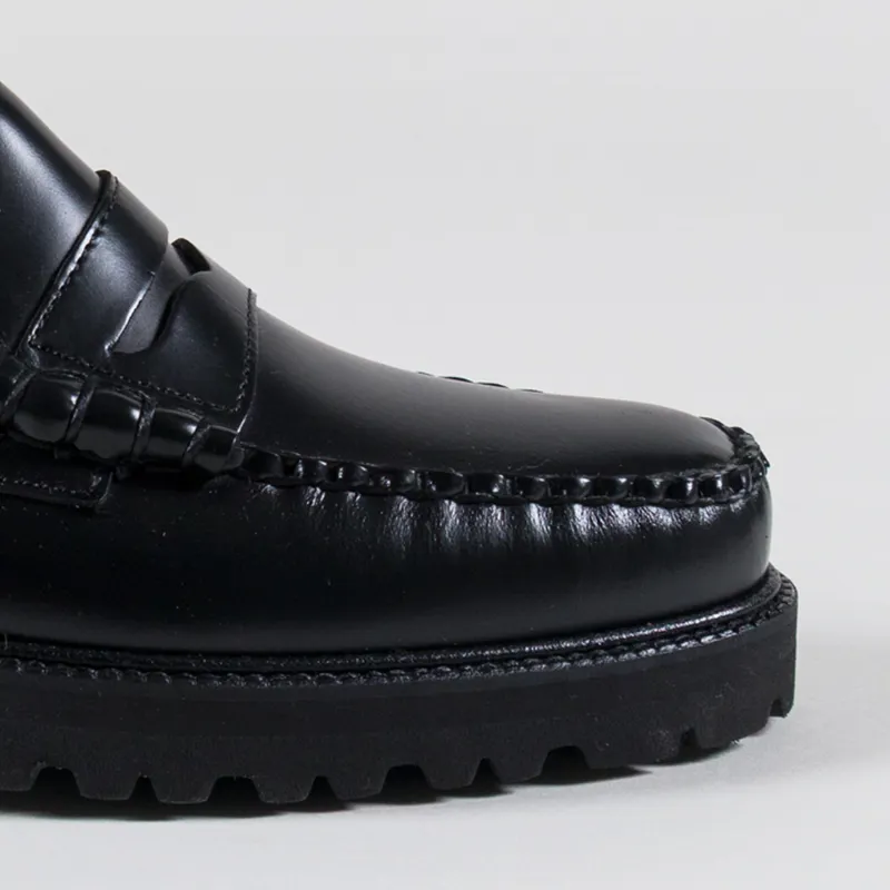 GH Bass Weejuns 90s Larson Penny Loafer Black Leather-5