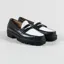 GH Bass Weejuns 90s Larson Penny Loafer Black White Leather