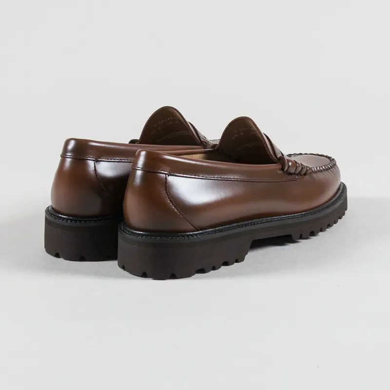 GH Bass Weejuns 90s Larson Penny Loafer Mid Brown Leather-1