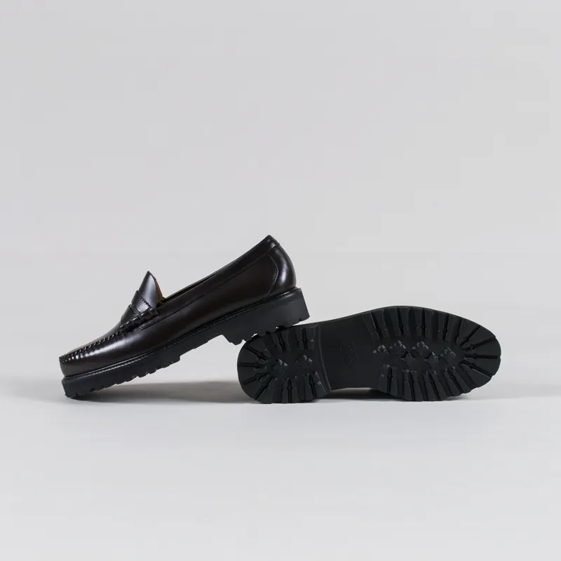 GH Bass Weejuns 90s Larson Penny Loafer Chocolate Leather-3