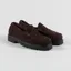 GH Bass Weejuns 90s Larson Penny Loafer Chocolate Suede
