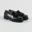 GH Bass Weejuns Layton II Kiltie Lug Loafers Black Leather