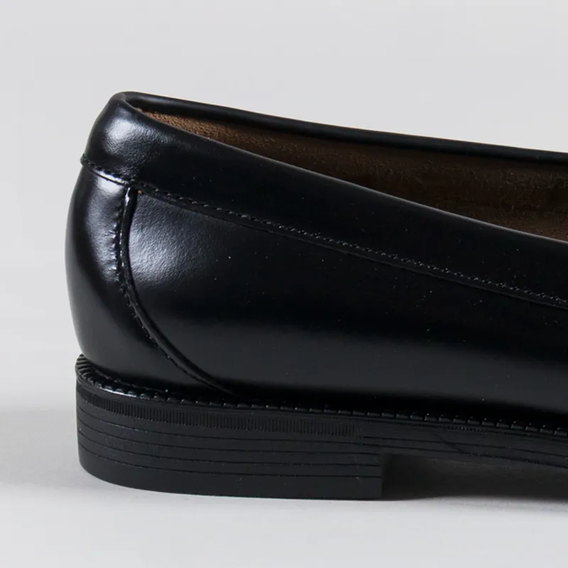 GH Bass Easy Weejuns Larson Penny Loafers Black Leather-4