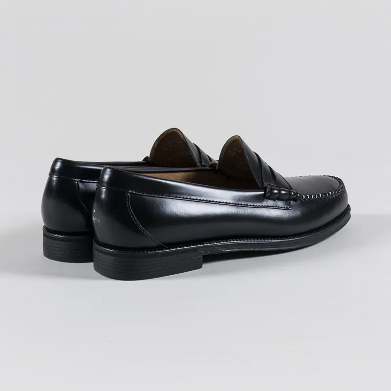 GH Bass Easy Weejuns Larson Penny Loafers Black Leather-1