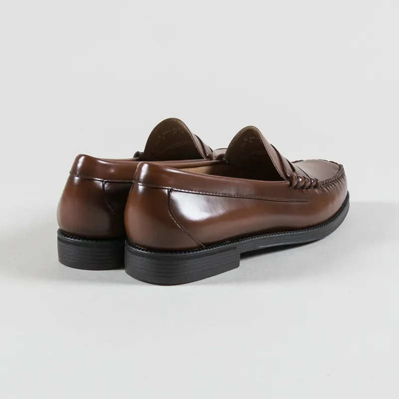 GH Bass Easy Weejuns Larson Penny Loafers Mid Brown Leather-1