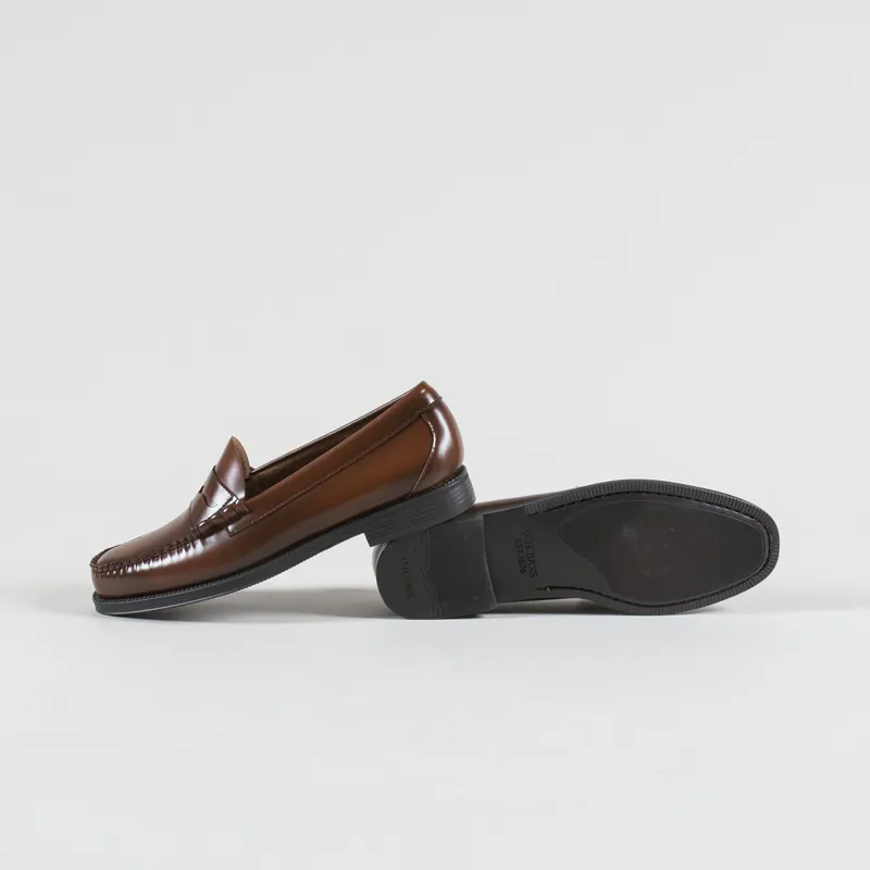 GH Bass Easy Weejuns Larson Penny Loafers Mid Brown Leather-3