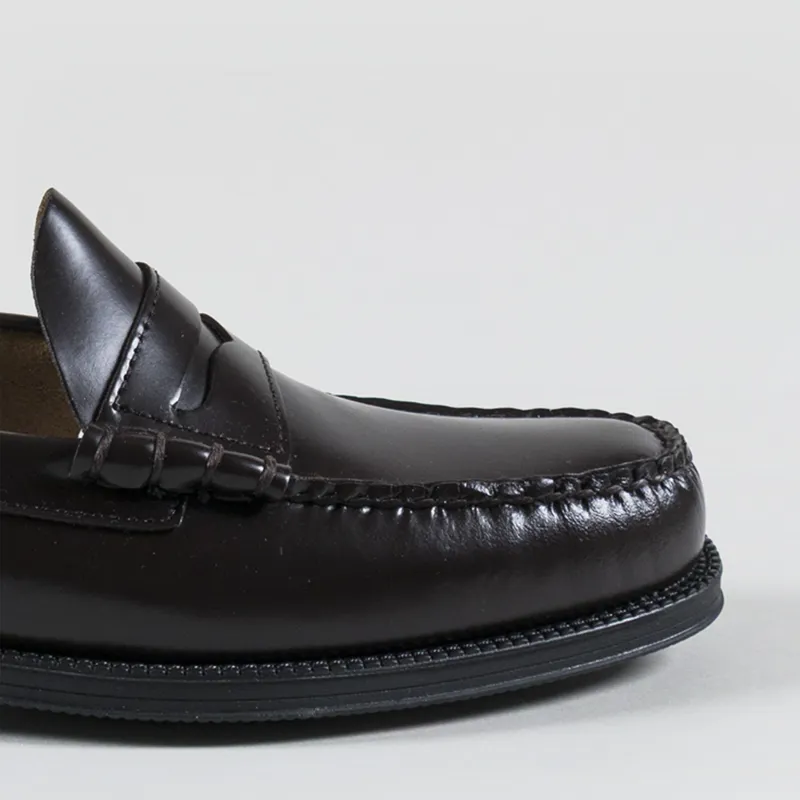 GH Bass Easy Weejuns Larson Penny Loafers Chocolate Leather-5