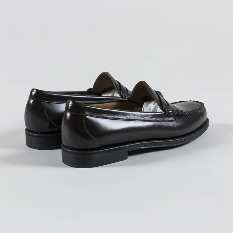 GH Bass Easy Weejuns Larson Penny Loafers Chocolate Leather-1