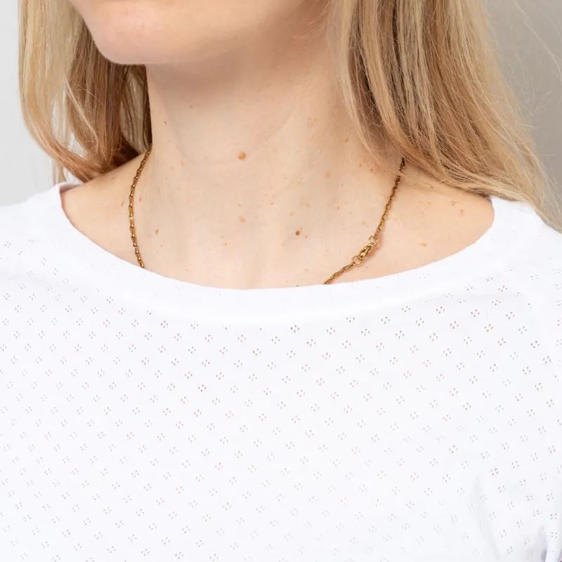 Basic Apparel Womens Arense Long Sleeve T Shirt White-5