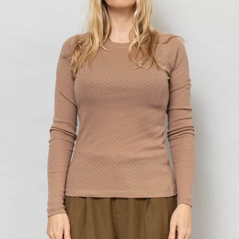 Basic Apparel Womens Arense Long Sleeve T Shirt Portobella