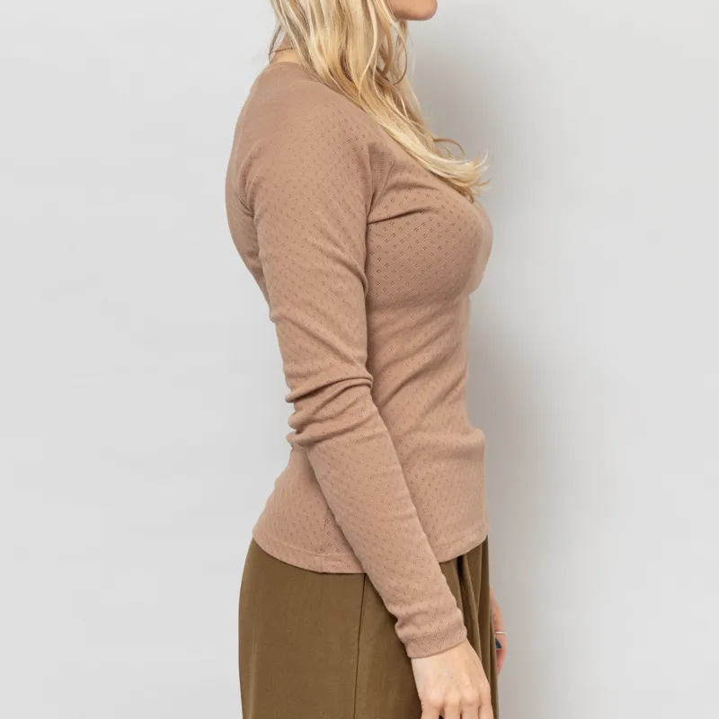 Basic Apparel Womens Arense Long Sleeve T Shirt Portobella-4