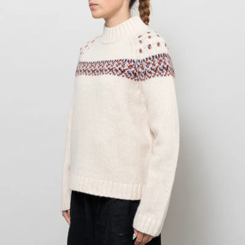 Basic Apparel Womens Blanche Sweater Bordeaux Truffle Sky Captain Copen Blue-1