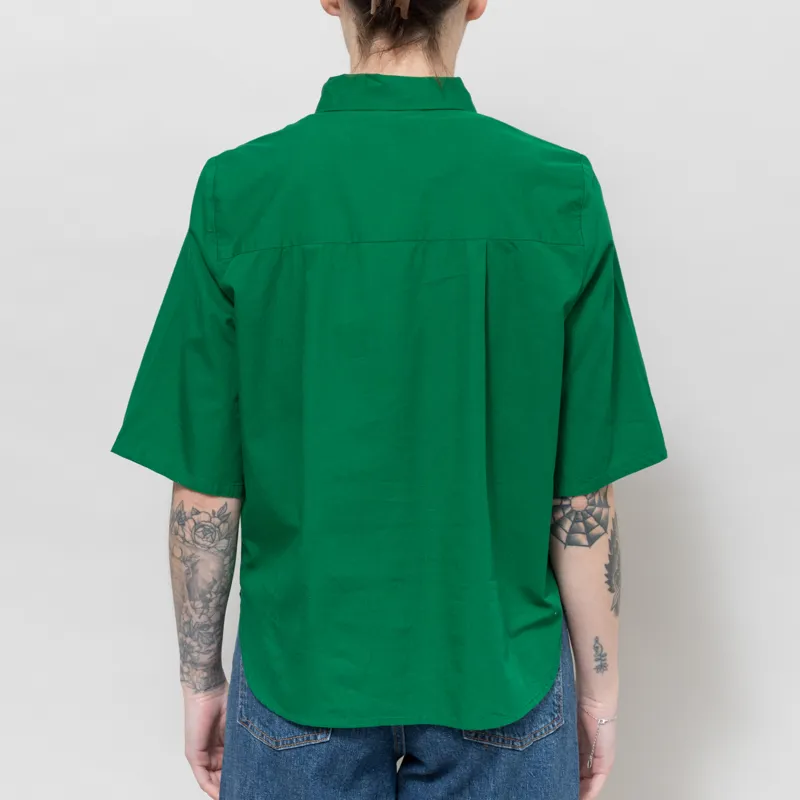Basic Apparel Womens Silje Shirt Green-2