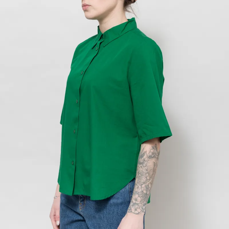 Basic Apparel Womens Silje Shirt Green-1
