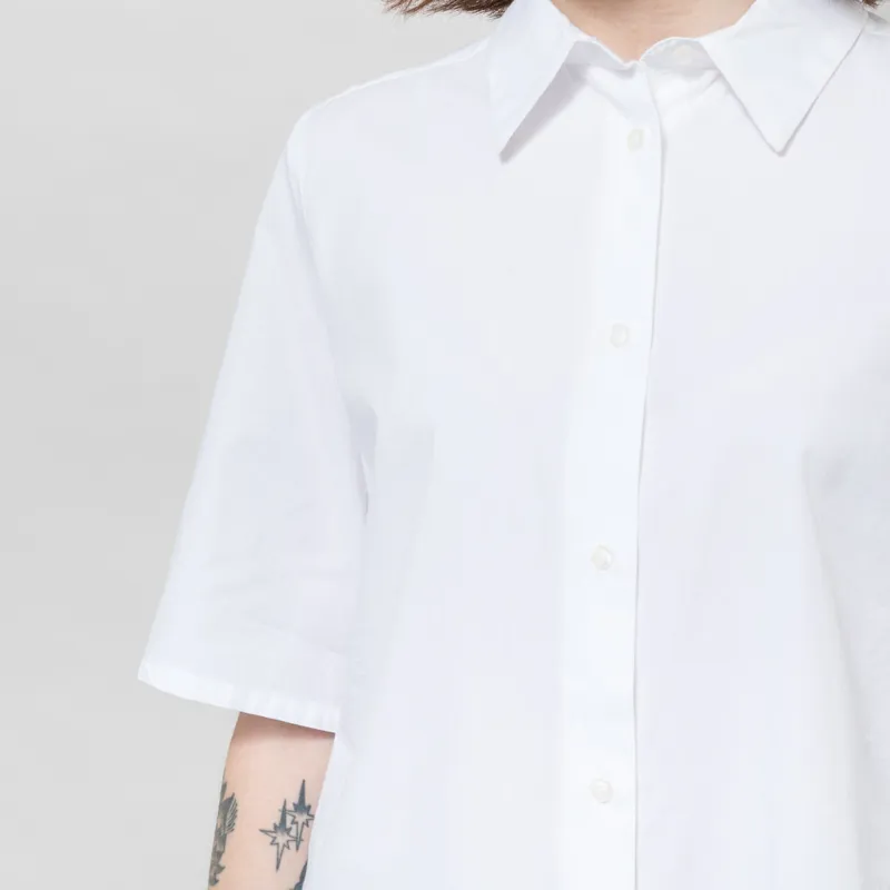 Basic Apparel Womens Silje Shirt Bright White-4