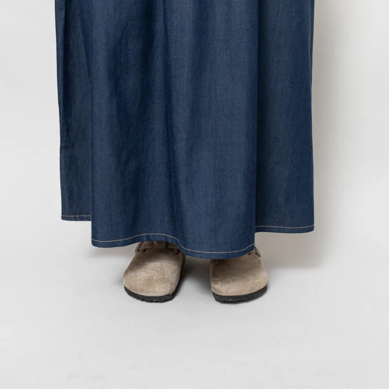 Basic Apparel Womens Bine Long Skirt Blue-6
