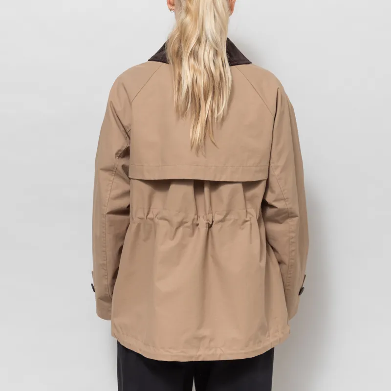 Basic Apparel Womens Lin Jacket Sepia Tint-3
