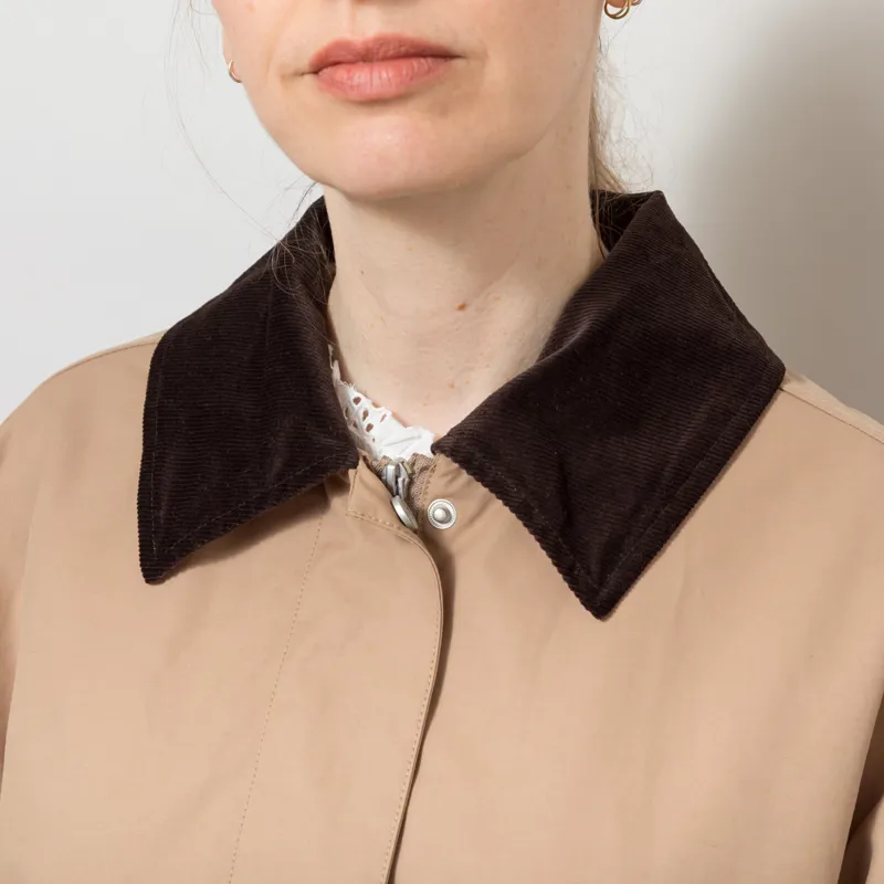 Basic Apparel Womens Lin Jacket Sepia Tint-4