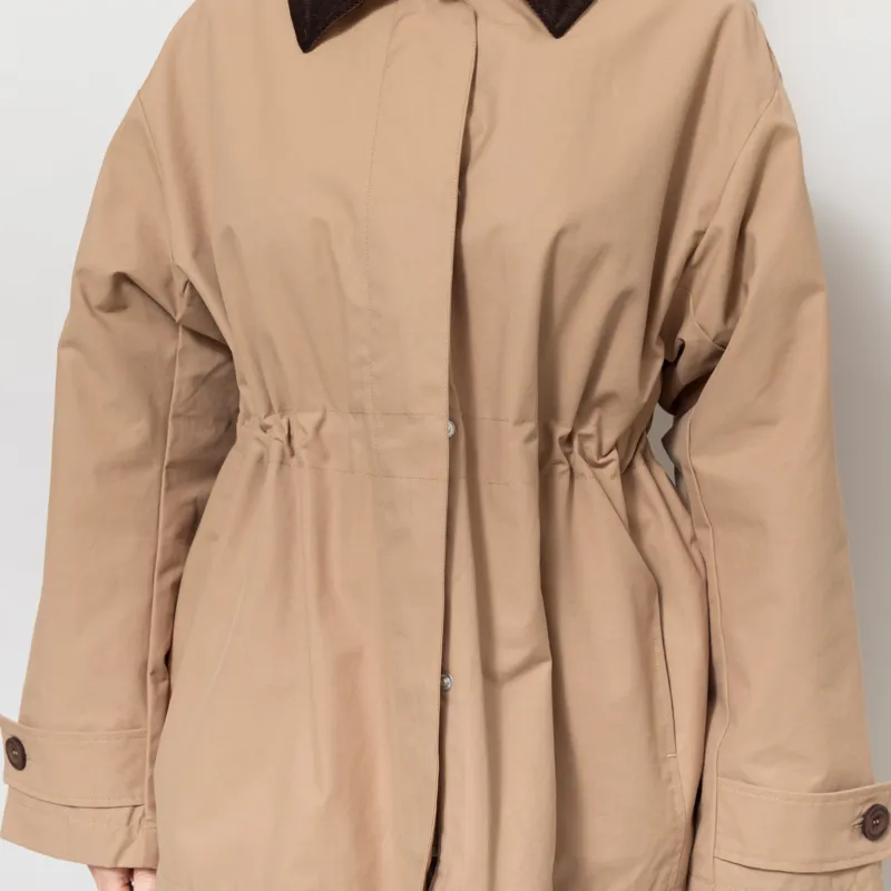 Basic Apparel Womens Lin Jacket Sepia Tint-6