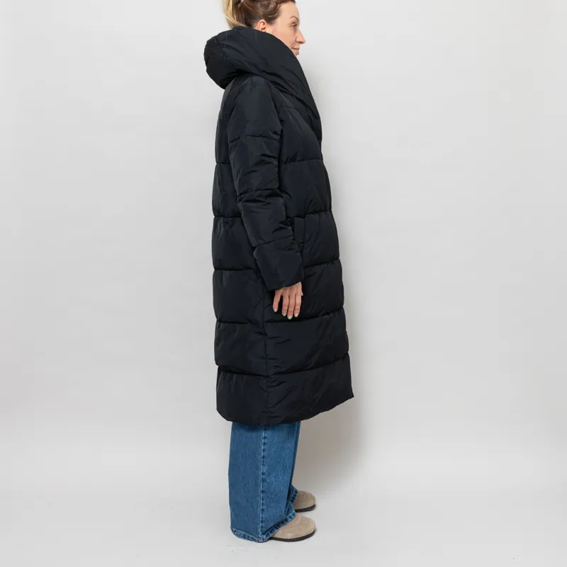 Basic Apparel Womens Tenna Shawl Collar Coat Black-3