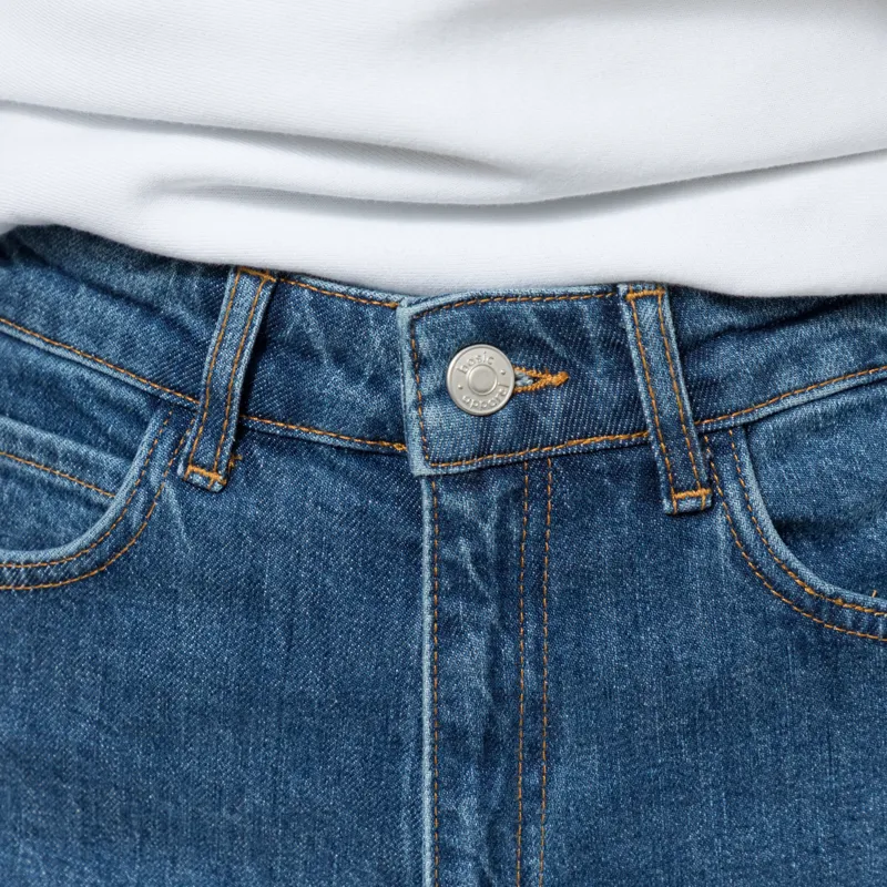 Basic Apparel Womens Ea Jeans Mid Blue-5