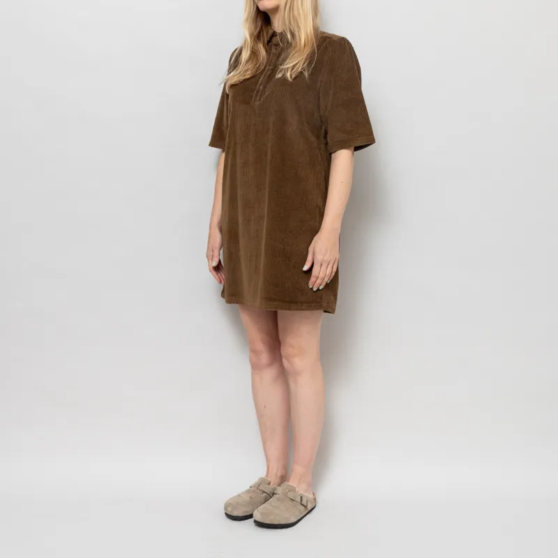 Basic Apparel Womens Isa Polo Dress Desert Palm-1