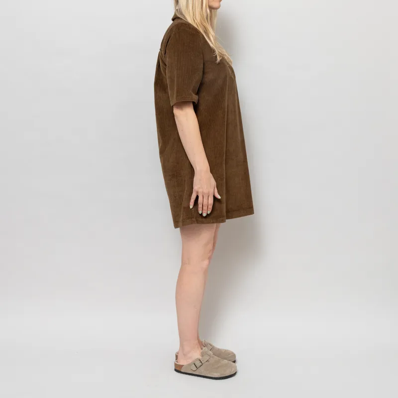 Basic Apparel Womens Isa Polo Dress Desert Palm-4
