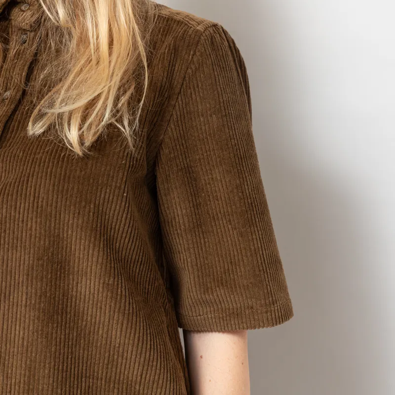 Basic Apparel Womens Isa Polo Dress Desert Palm-6