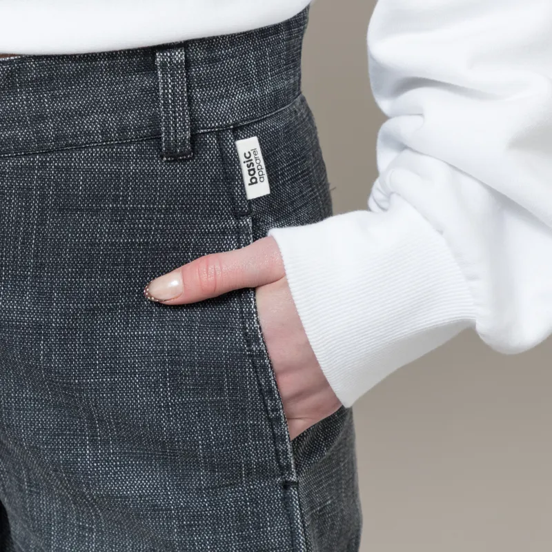 Basic Apparel Womens Senia Long Shorts Asphalt-4