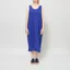 L.F. Markey Womens Basic Linen Shift Dress Cobalt