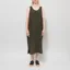 L.F. Markey Womens Basic Linen Shift Dress Dark Forest