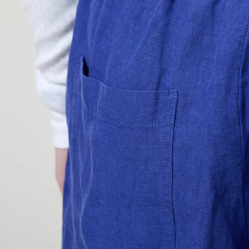 L.F. Markey Womens Basic Linen Shorts Cobalt-7