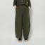 L.F. Markey Womens Basic Linen Trousers Dark Forest