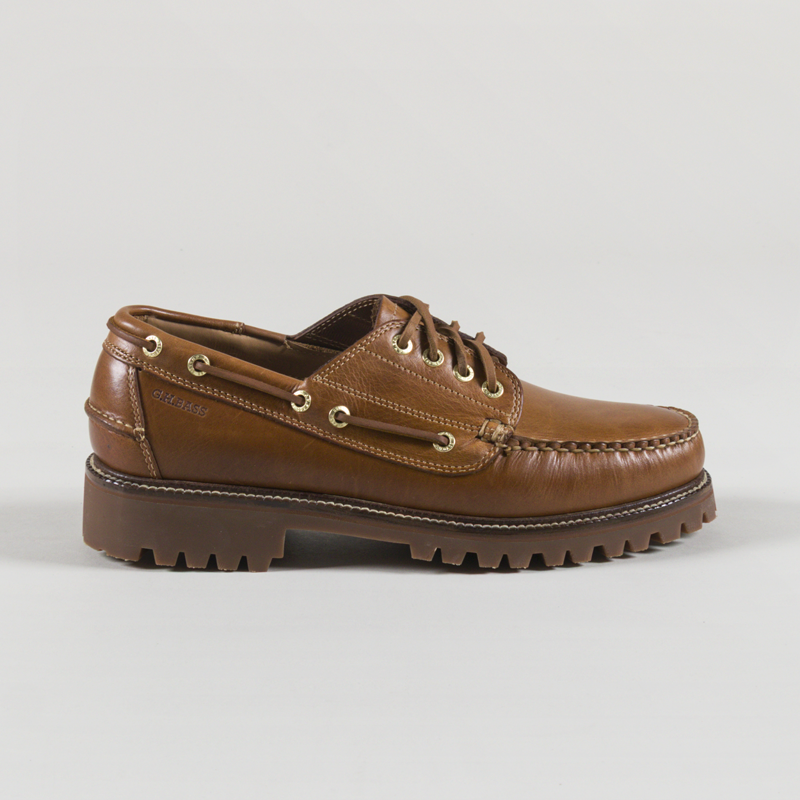 GH Bass Ranger Camp Moc Shoes Mid Brown Leather-2