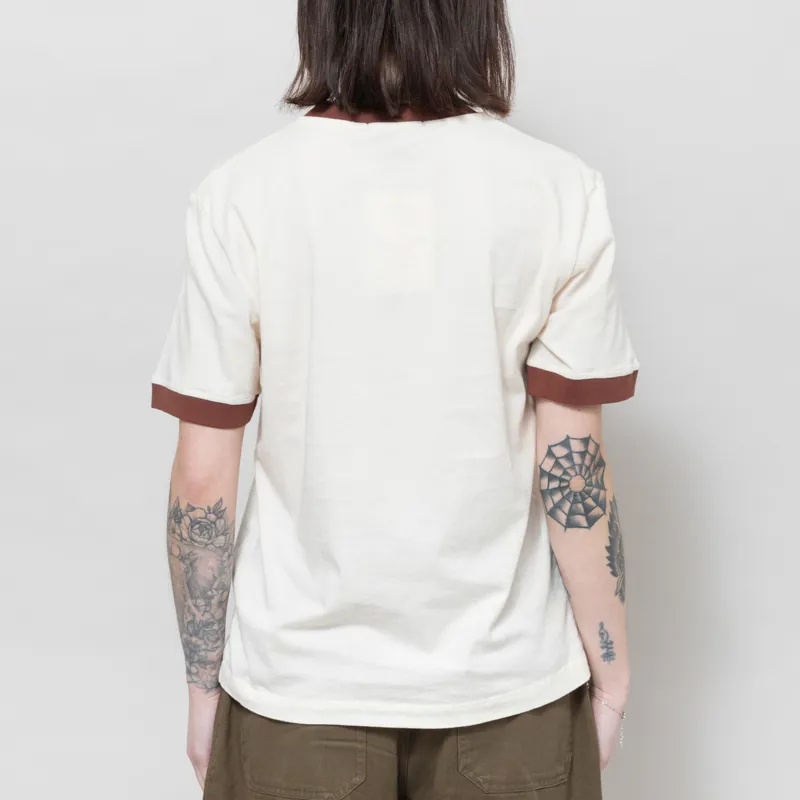 Bobo Choses Womens Colour Block Fitted T Shirt Off White-1