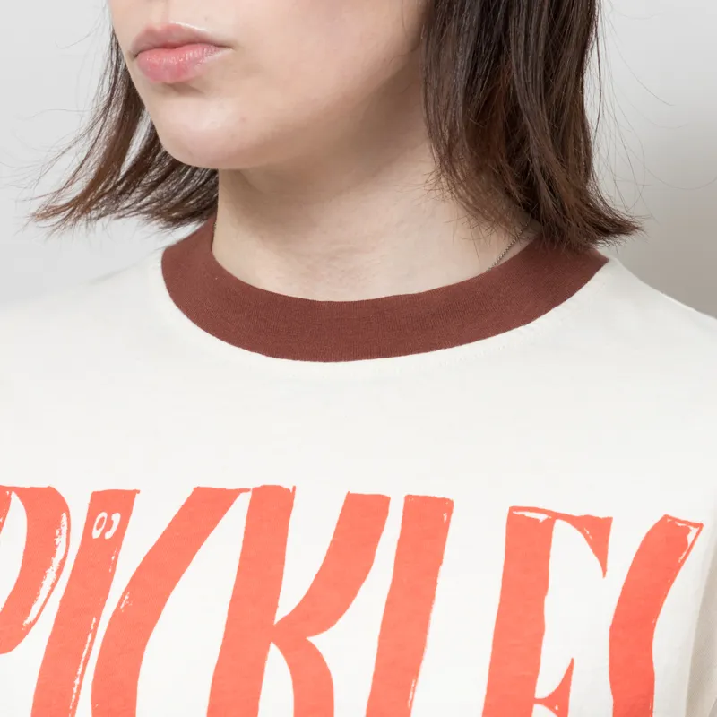 Bobo Choses Womens Colour Block Fitted T Shirt Off White-4