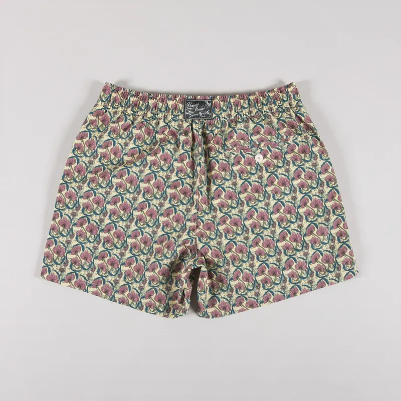 Pompeii Flower Swim Trunks Butter-1