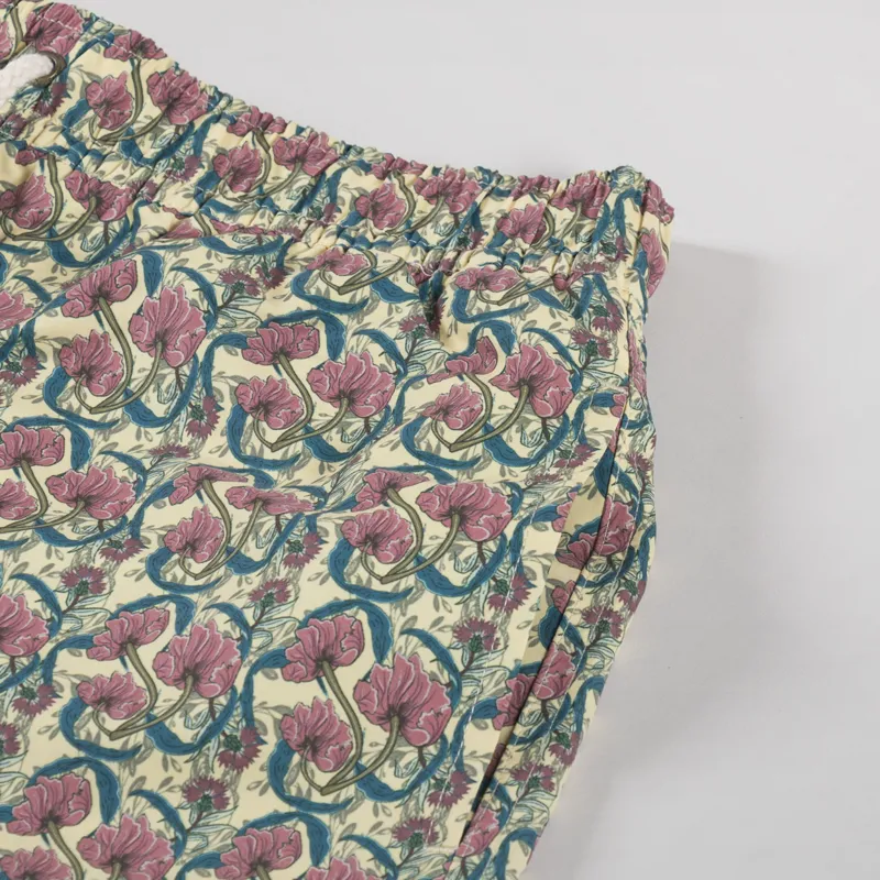 Pompeii Flower Swim Trunks Butter-5