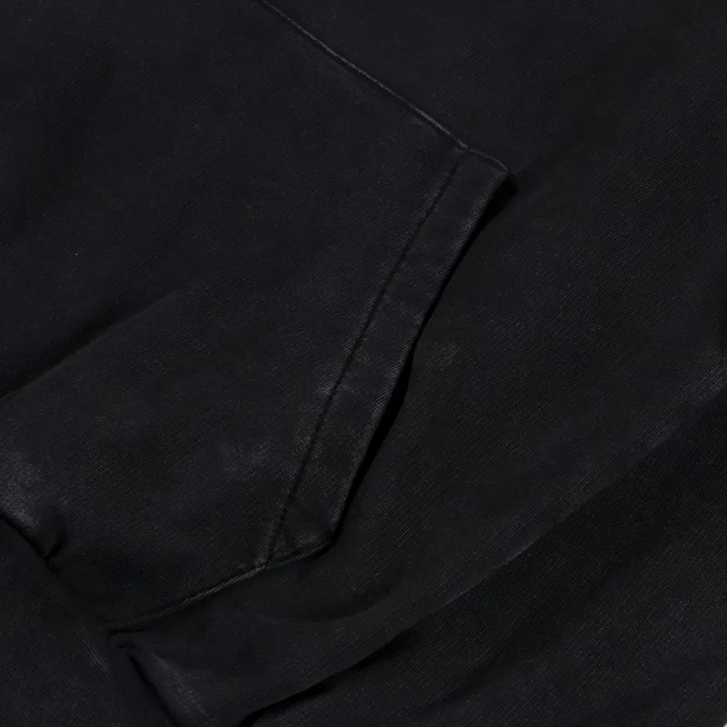 Butter Goods Basic Pullover Hood Washed Black-5