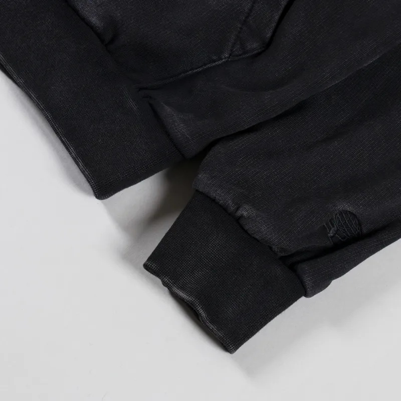 Butter Goods Basic Pullover Hood Washed Black-6