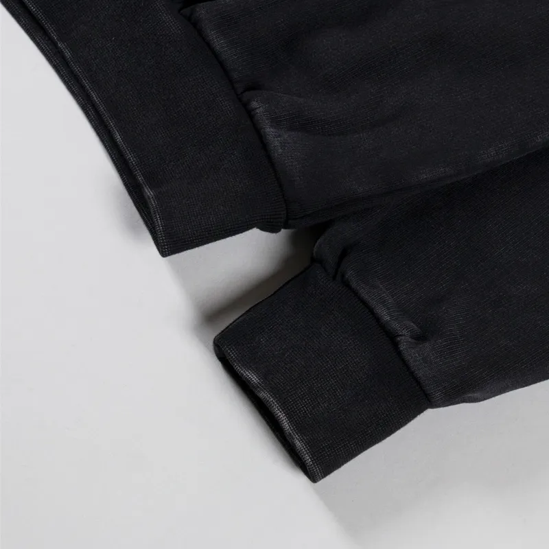 Butter Goods Basic Pullover Hood Washed Black-7