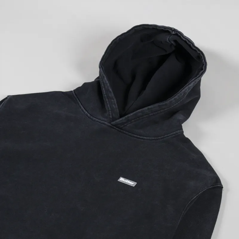 Butter Goods Basic Pullover Hoodie Washed Black-2