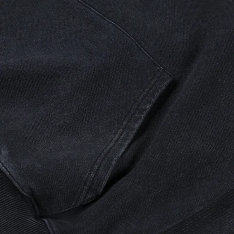 Butter Goods Basic Pullover Hoodie Washed Black-6