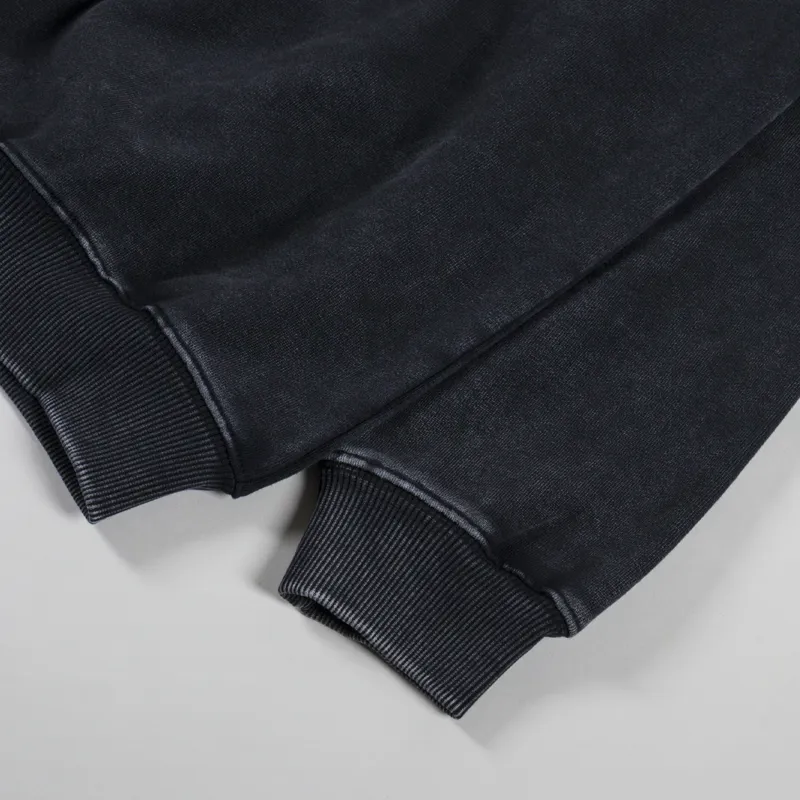 Butter Goods Basic Pullover Hoodie Washed Black-7